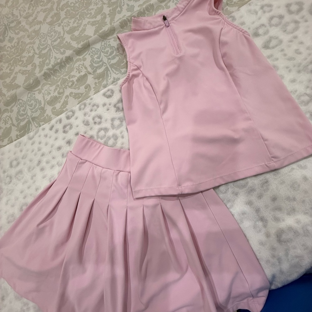 Target Blush A-Line Skirt and top set